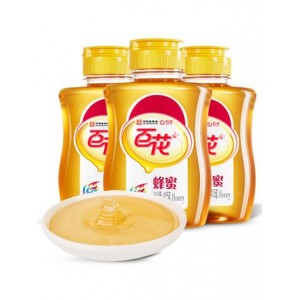 中华老字号百花蜂蜜415g/瓶*3瓶 天然蜂蜜峰蜜